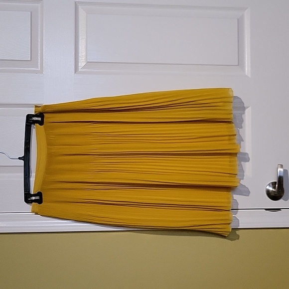 ZARA Midi sheer pleated skirt - Picture 1 of 4